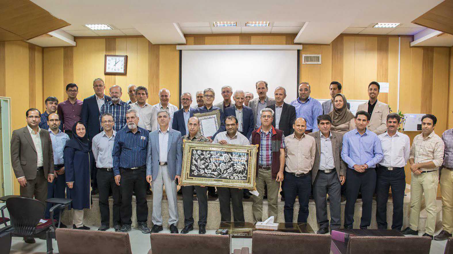 Retirement Meeting For Prof. A.H. Dabbagh And Prof. B. Najafi, Isfahan ...